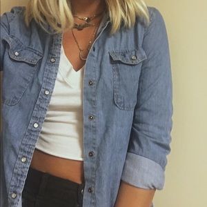 Denim Button Up